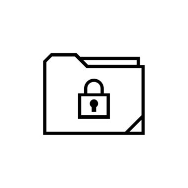 Beyaz arkaplanda modern dizin simgesi, vektör illüstrasyonu