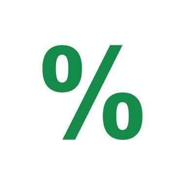 yüzde oranı vektör çizimi