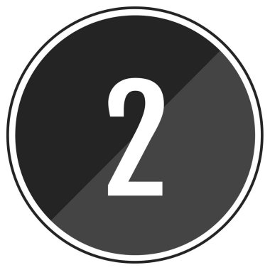 Kişisel ve ticari kullanım için sayı simgesi...