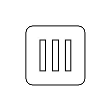 Soyut çokgen geometrik simge, vektör illüstrasyonu 