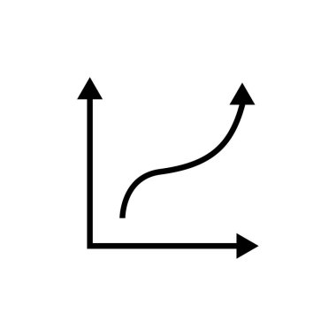 grafik ikonu vektör illüstrasyonu
