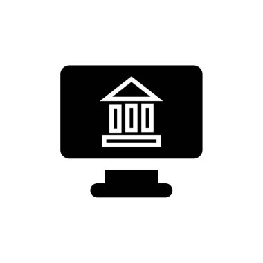 bankacılık basit vektör illüstrasyonu  