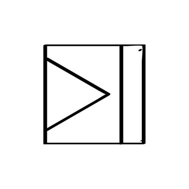 soyut yaratıcı tasarım izole edilmiş simge, vektör illüstrasyonu          