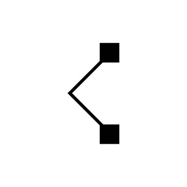 soyut yaratıcı tasarım izole edilmiş simge, vektör illüstrasyonu          