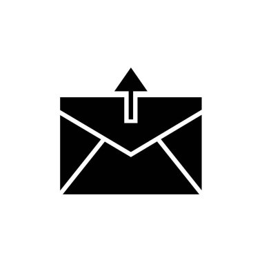 e- posta web simgesi, basit illüstrasyon