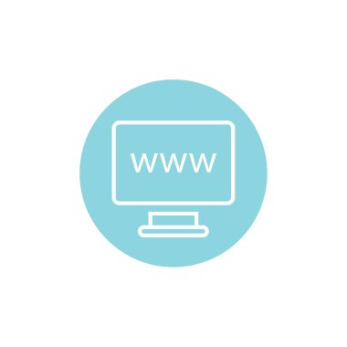 Web sitesi ve uygulama tasarımı için tarayıcı vektör simgesi 