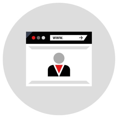 soyut ağ geliştirme vektör çizimi. 