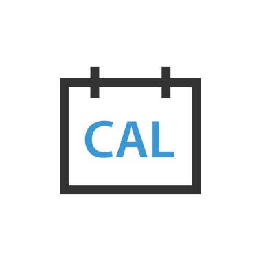 Takvim simgesi, vektör çizimi