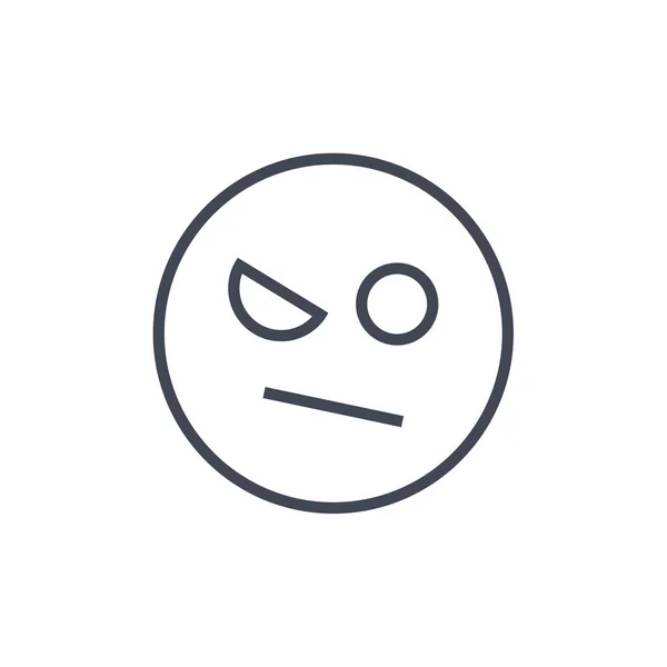 Emoji Face Expression Symbol Emoticon Icon Vector Illustration — Stock Vector