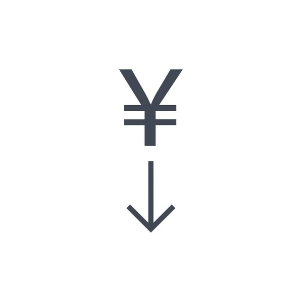 Yen Icon Vector Illustration — Stock Vector