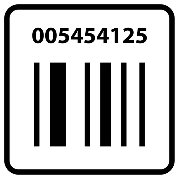 Vector Illustration Barcode Icon — Stock Vector