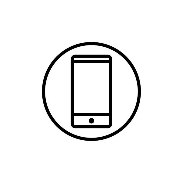Design Ilustração Vetor Ícone Smartphone —  Vetores de Stock