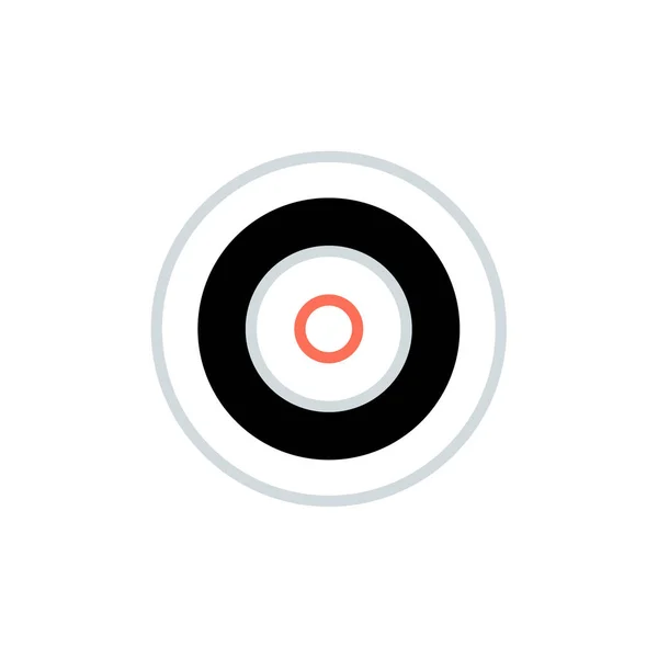 Cirkel Logotyp Ikon Vektor Design Mall — Stock vektor