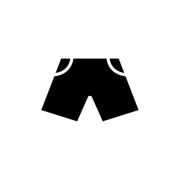 Illustrazione Vettoriale Dell Icona Dei Pantaloncini — Vettoriale Stock
