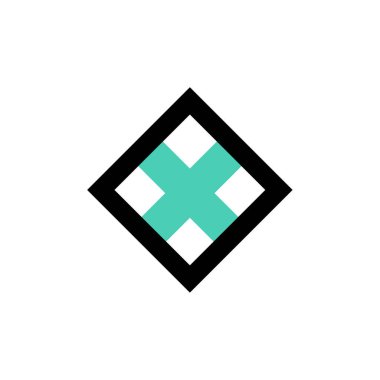 soyut yaratıcı tasarım izole edilmiş simge, vektör illüstrasyonu          