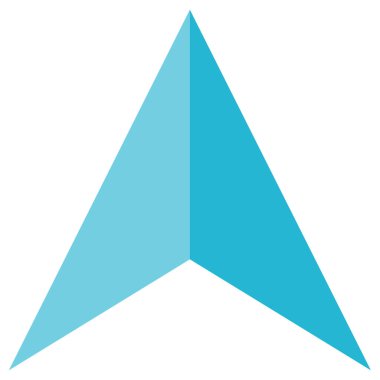 GPS ve Navigasyon simgesi, vektör illüstrasyonu        