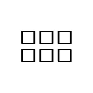 Kablo çerçevesi. Web simgesi basit illüstrasyon