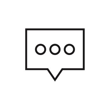 konuşma simge vektör çizim