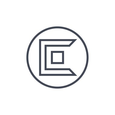 soyut yaratıcı tasarım izole edilmiş simge, vektör illüstrasyonu          