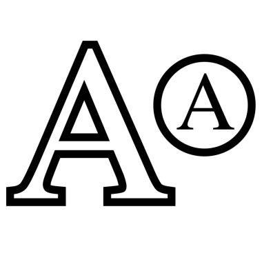 harf Bir web simgesi basit tasarım