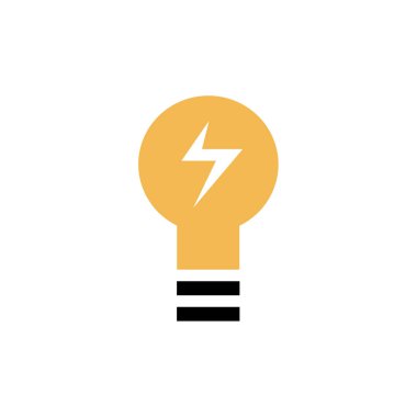 ampul simgesi vektör illüstrasyonu  