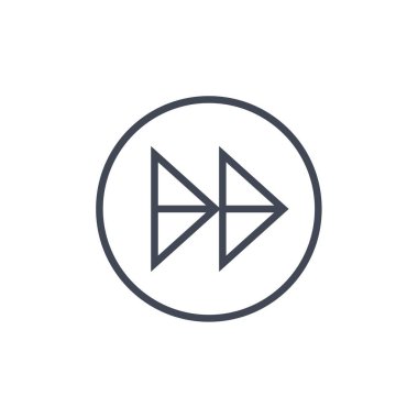 Basit ok tasarımı vektör çizimi