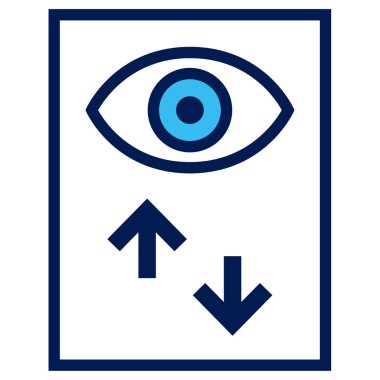 dijital göz simgesi işaret vektör tasarımı 