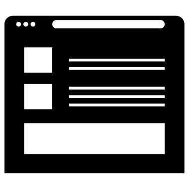 Kablo çerçevesi. Web simgesi basit illüstrasyon