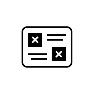 Kablo çerçevesi. Web simgesi basit illüstrasyon