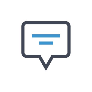 metin iletisi vektör illüstrasyonu  