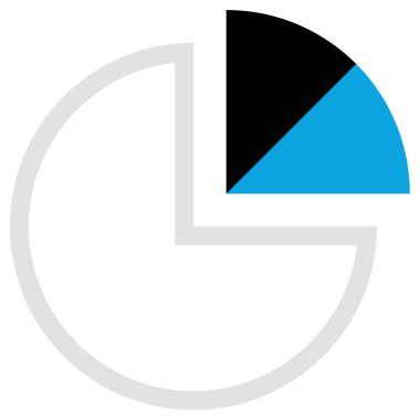 Pasta çizelgesi. Web simgesi