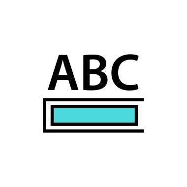 abc eğitim vektör illüstrasyonu 