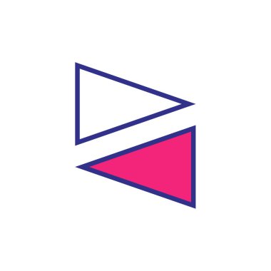 soyut geometrik şekiller, üçgenler yaratıcı soyut tasarım, vektör illüstrasyonu