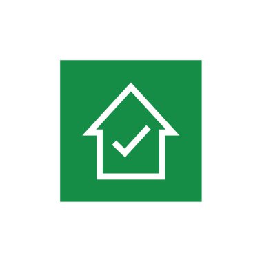 ev simgesi vektör illüstrasyonu 