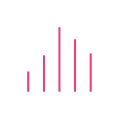 grafik çizelgesi logo tasarım vektör şablonu