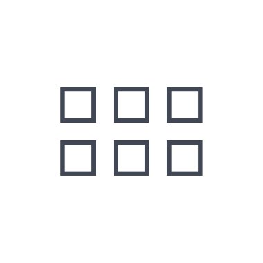 Evet ux wirefram düzeni, web sayfası simgesi 