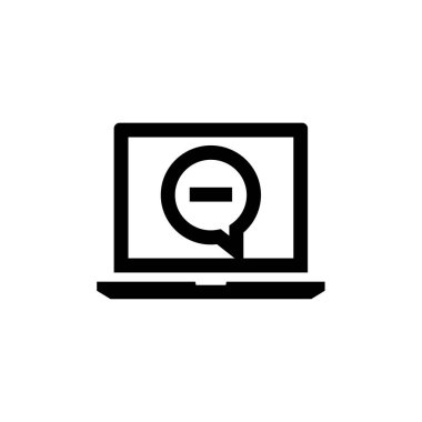 Metin Mesajlaşma simgesi vektör illüstrasyonu