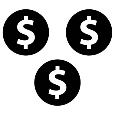 para simgesi vektör illüstrasyonu 