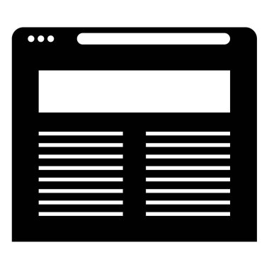 Kablo çerçevesi. Web simgesi basit illüstrasyon