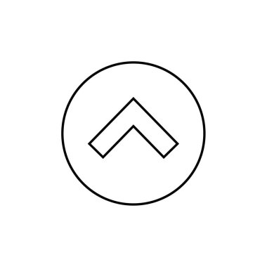 ok, web basit simgesi illüstrasyonu