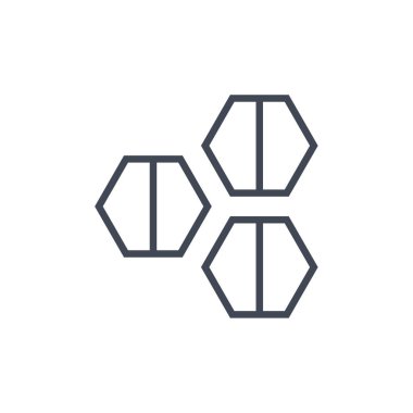 soyut yaratıcı tasarım izole edilmiş simge, vektör illüstrasyonu          