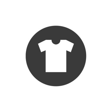 giysi gömleği simgesi vektör illüstrasyonu, tişört