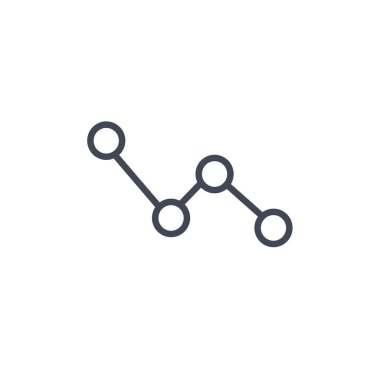 grafik ikonu vektör illüstrasyonu