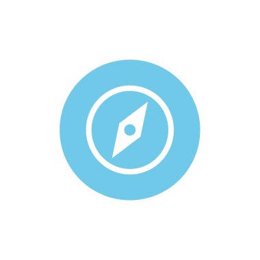 pusula logo resimleme izole vektör işaret sembolü 