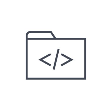 Web ve mobil uygulama tasarımınız için beyaz arkaplanda izole edilmiş dizin simgesi vektörü  