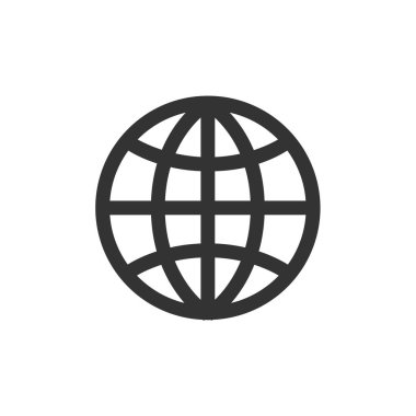 Harita, konum basit simge vektör çizimi  