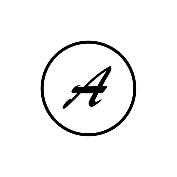 Letra Diseño Ilustración Del Vector Del Logotipo — Vector de stock