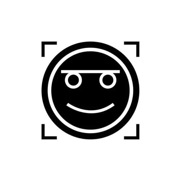 Emoji Símbolo Expressão Facial Ícone Emoticon Ilustração Vetorial — Vetor de Stock