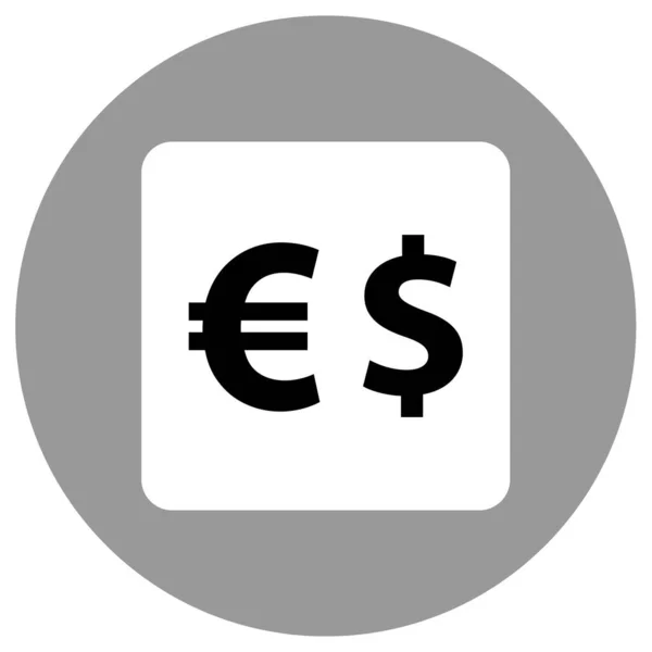 Ilustração Vetorial Ícone Euro — Vetor de Stock