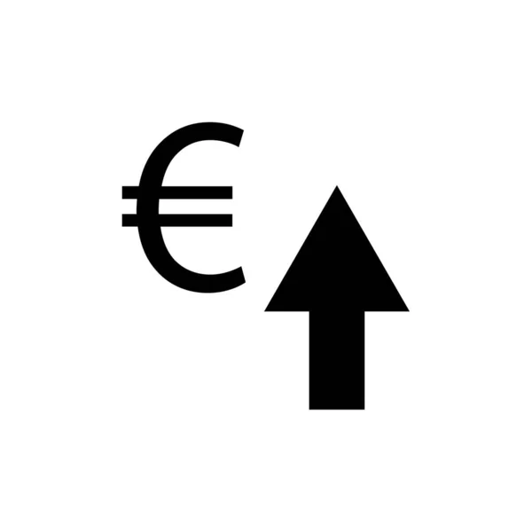 Ikona Znaku Euro Ilustracja Wektora — Wektor stockowy